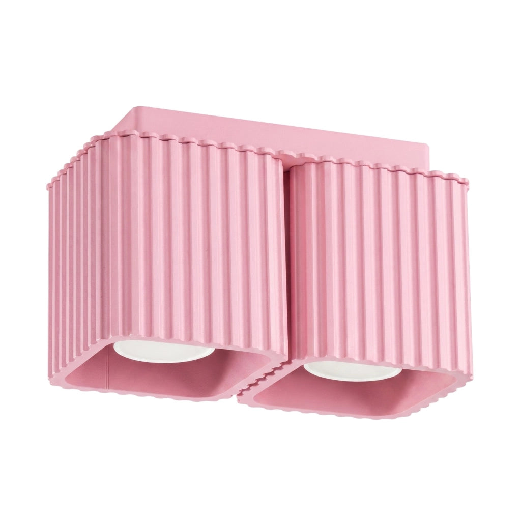 Plafoniera RIFF 2 rosa GU10