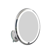 Specchio ingranditore 10x a Led, orientabile a 360° con ventosa
