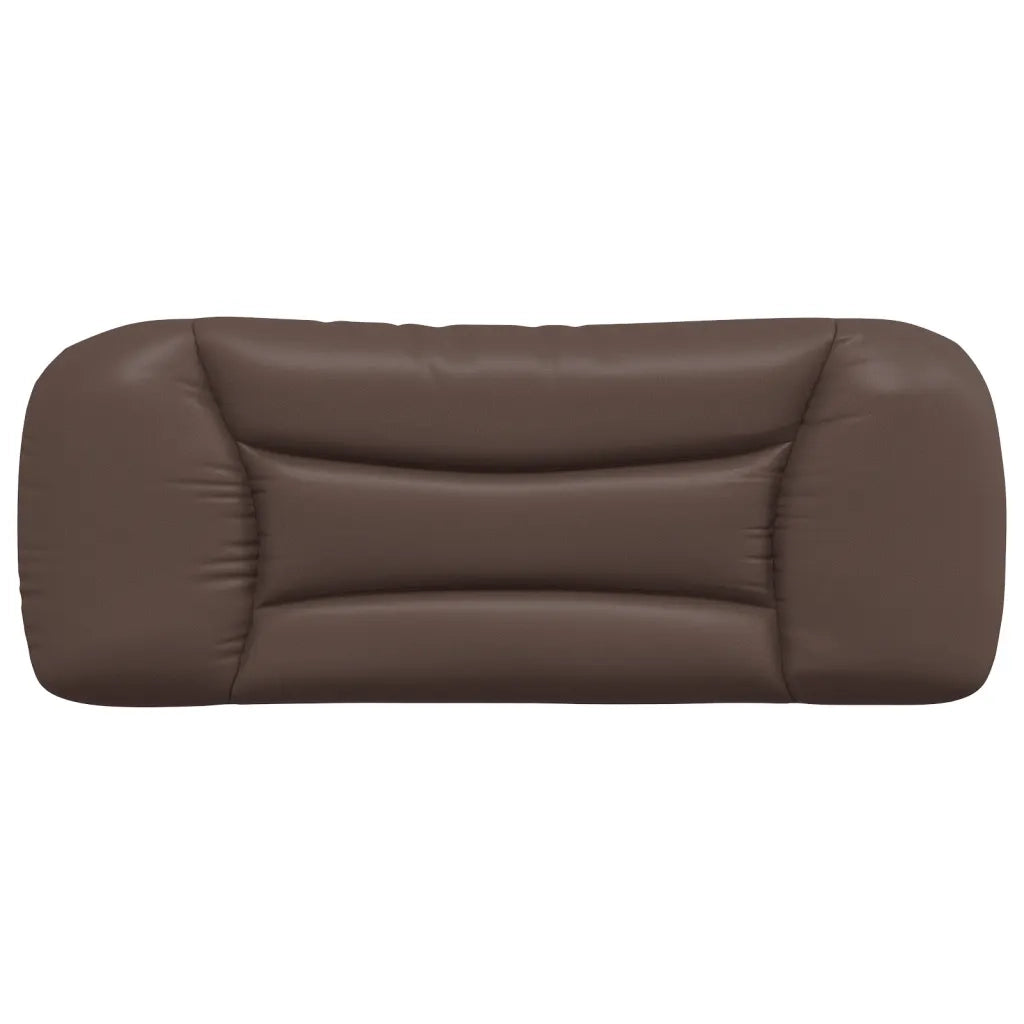 Cuscino Testiera Hvar Marrone 100 cm in Similpelle 374558