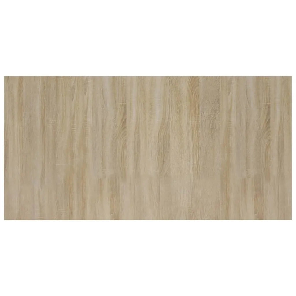 Testiera Letto con Comodini in Legno Multistrato Rovere Sonoma