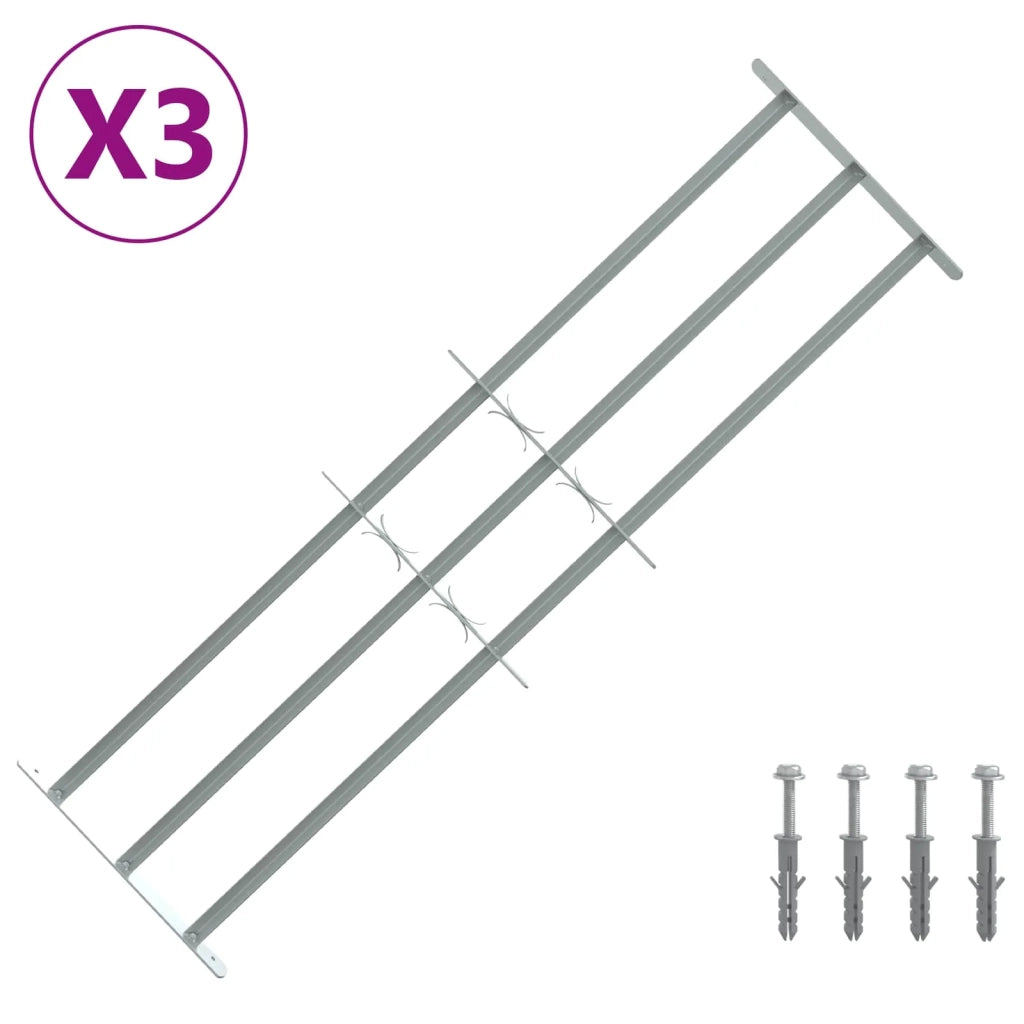 Griglia di Sicurezza per Finestra con 3 Traversine 3 pcs 42031278