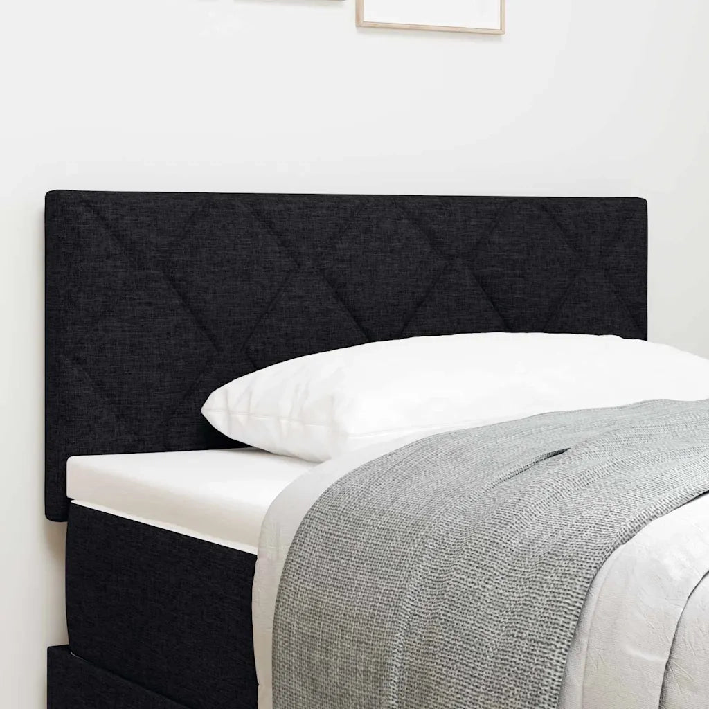 Testiera | Testata Nero 100 cm Tessuto