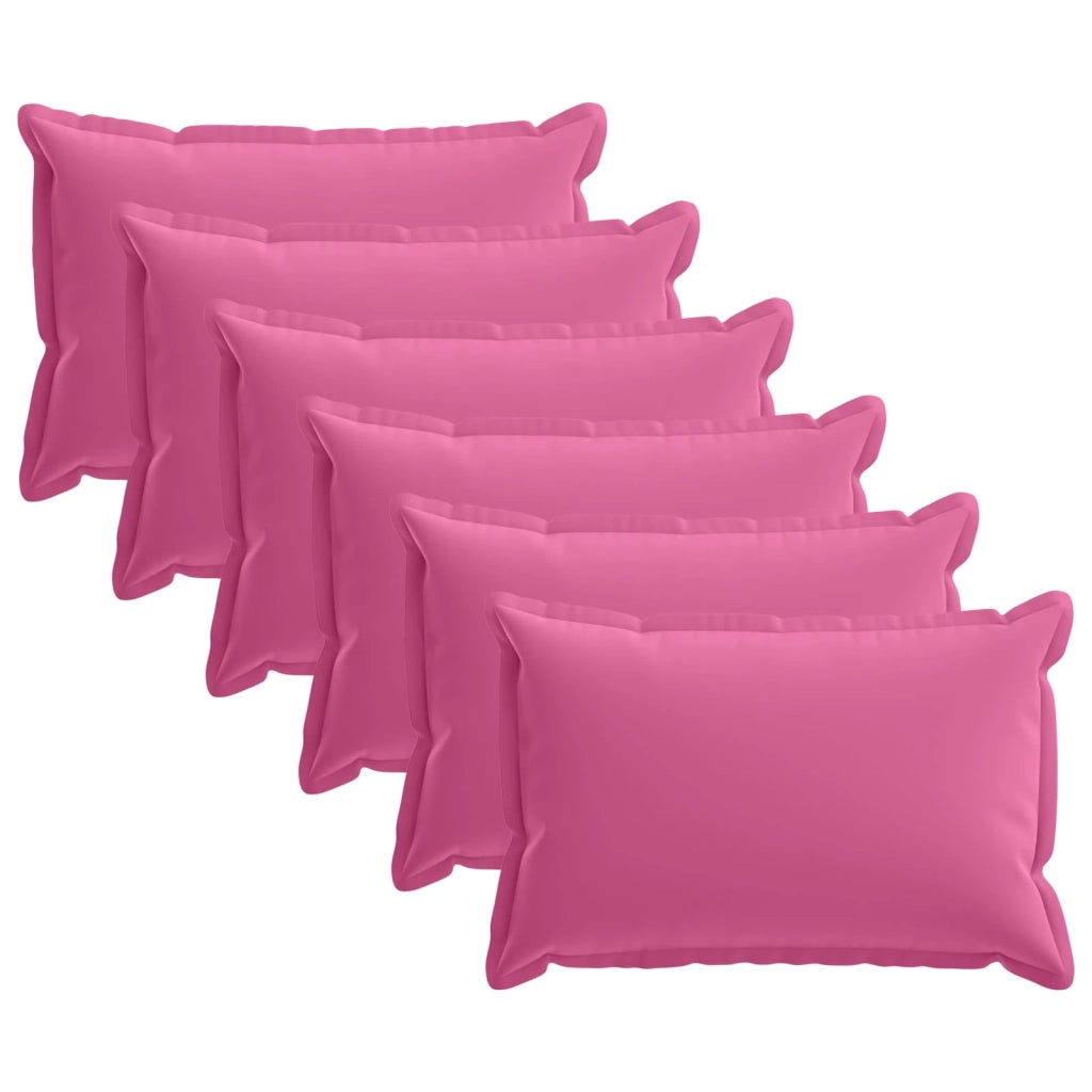 Cuscino 6 pz HOUTEN Rosa 30 x 50 cm Poliestere 932306