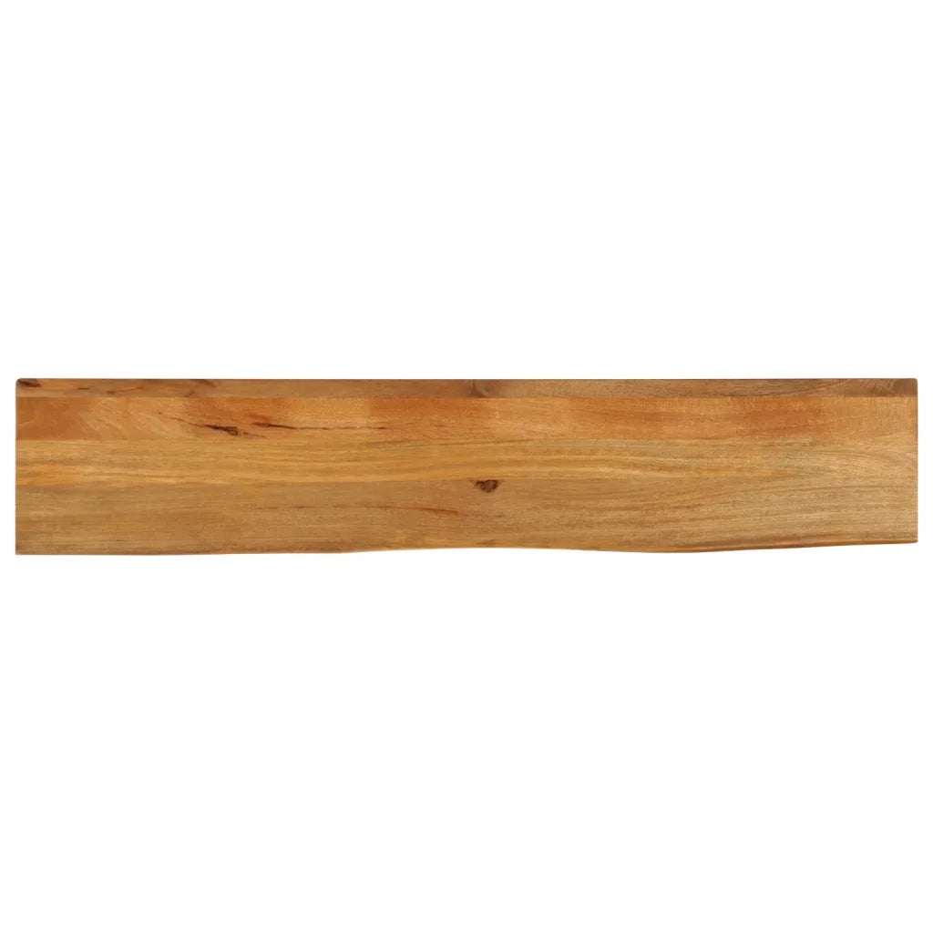 Piano Tavolo Bordi Vivi 160x30x3,8cm in Legno Massello di Mango 370580