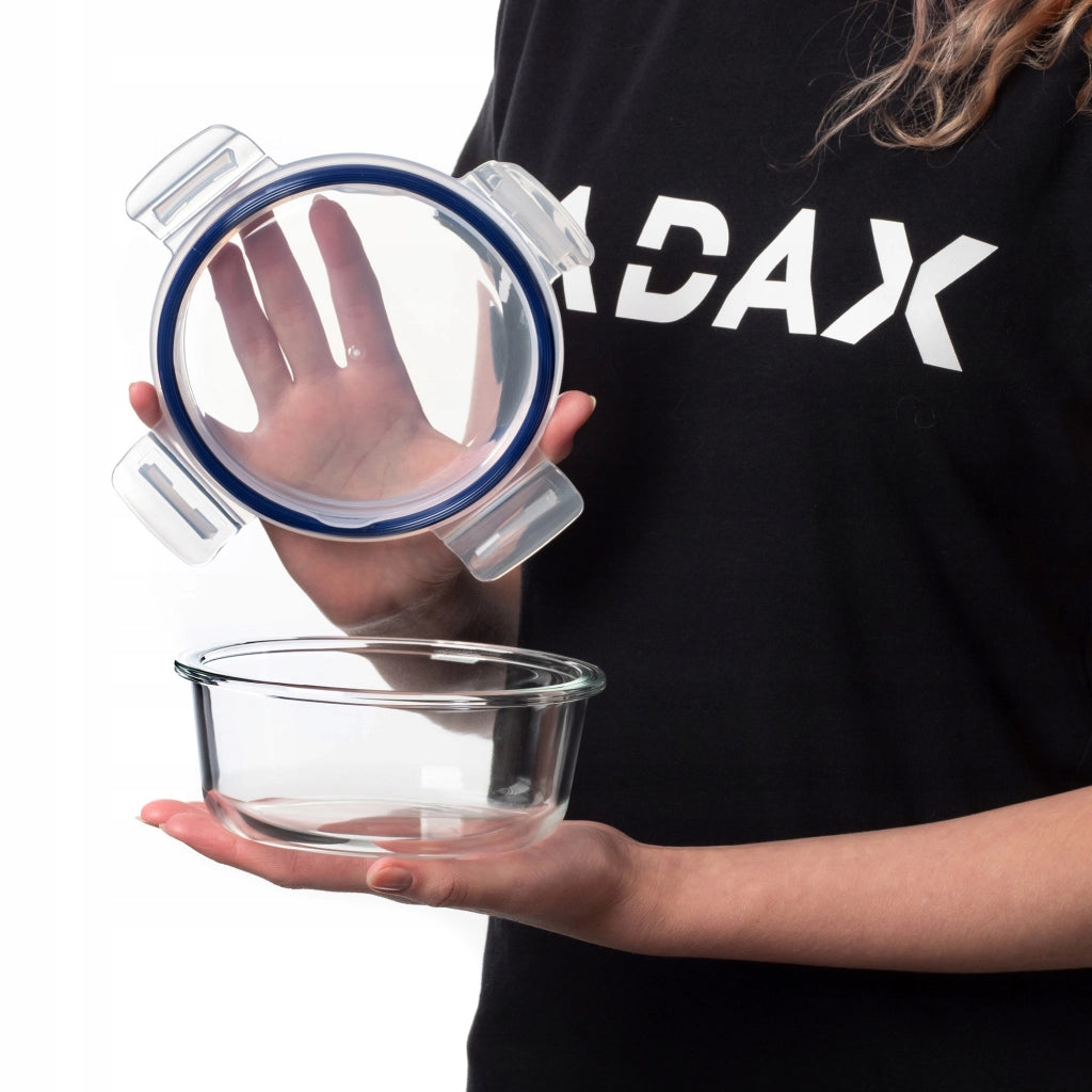 Contenitore per alimenti KADAX, portapranzo da 620 ml con coperchio