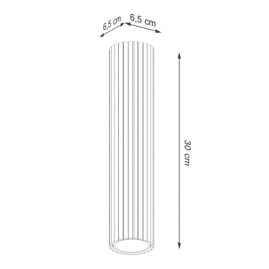 Lampada da soffitto KARBON 30 oro