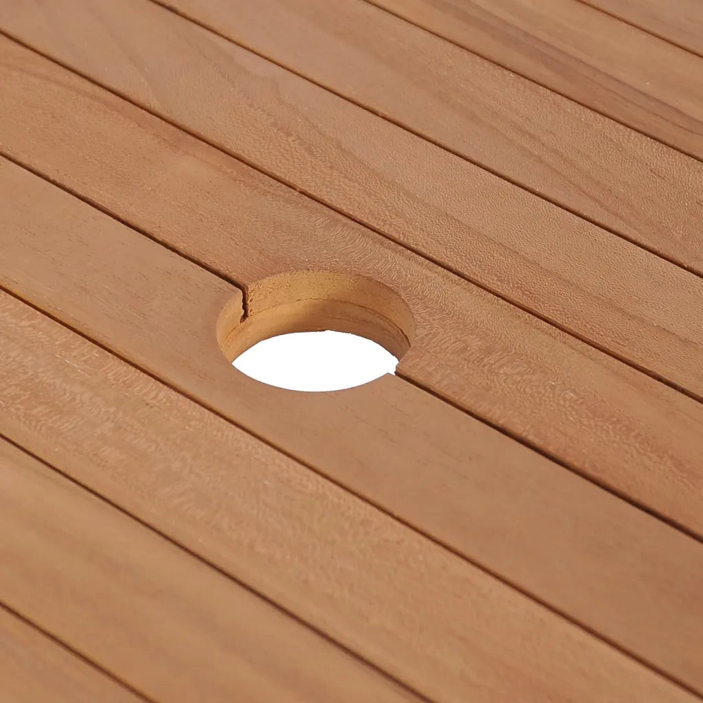Mobile per Lavabo-Armadietto da bagno in Massello di Teak 74x45x75 cm