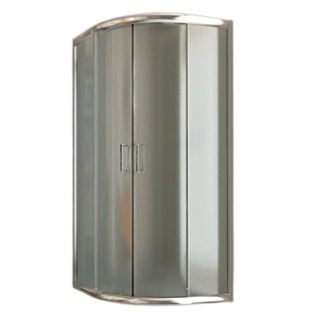 Box Doccia Semicircolare 80x80 H185 Stampato C 6mm mod. Alabama