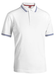 POLO SMITH Col. Bianco/Blu Navy Mis. XL