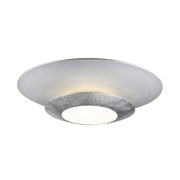 LÚZETE - SOFFITTO LUNA NUOVA LED D'ARGENTO DA 22,5W