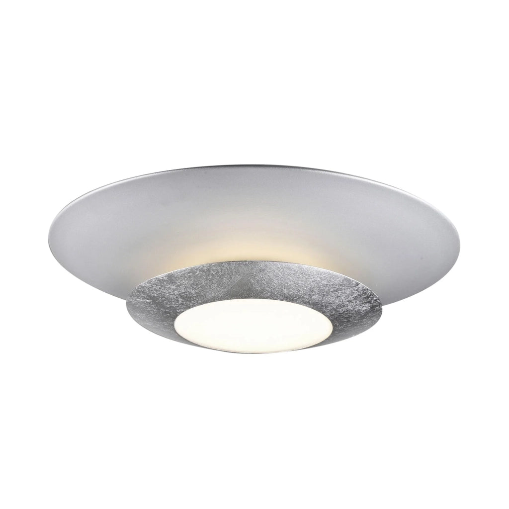 LÚZETE - SOFFITTO LUNA NUOVA LED D'ARGENTO DA 22,5W