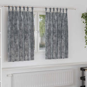 Tende in Velluto con tende 2 pcs Grigio 140 x 140 cm Velluto 4107723