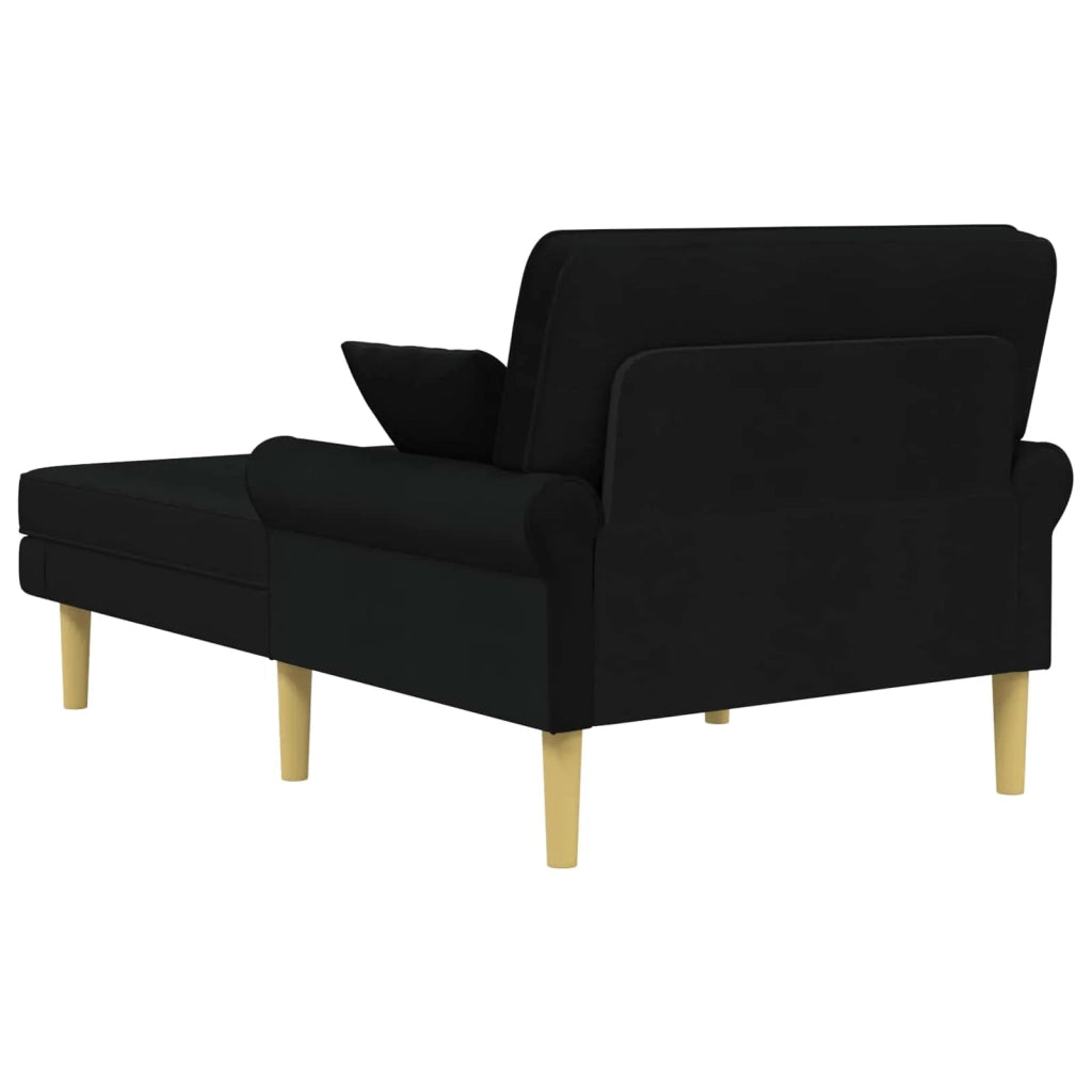 Chaise longue Nero Tessuto 42048083