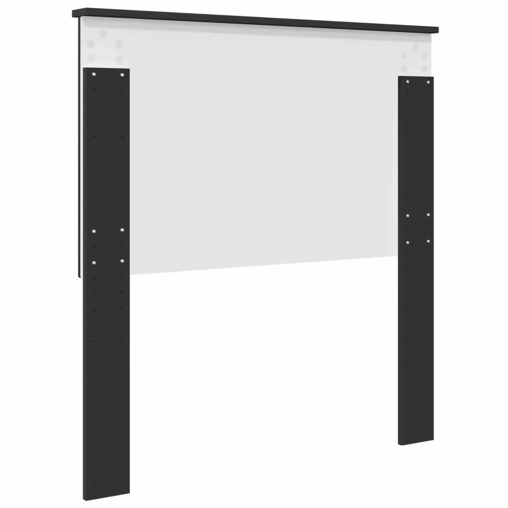 Testiera Rovere Nero 100 cm Legno ingegnerizzato 887693