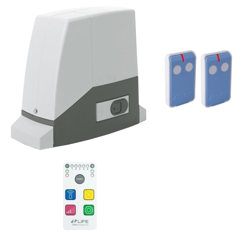 KIT PER CANCELLO SCORREVOLE LIFE SETUP AC12R DL EASY 1KE0070000 AUTOMAZIONE