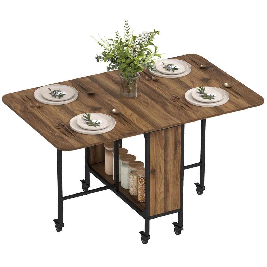 Tavolo Pieghevole ¨C Minimal ¨C 130x80x74, Legno, Marrone