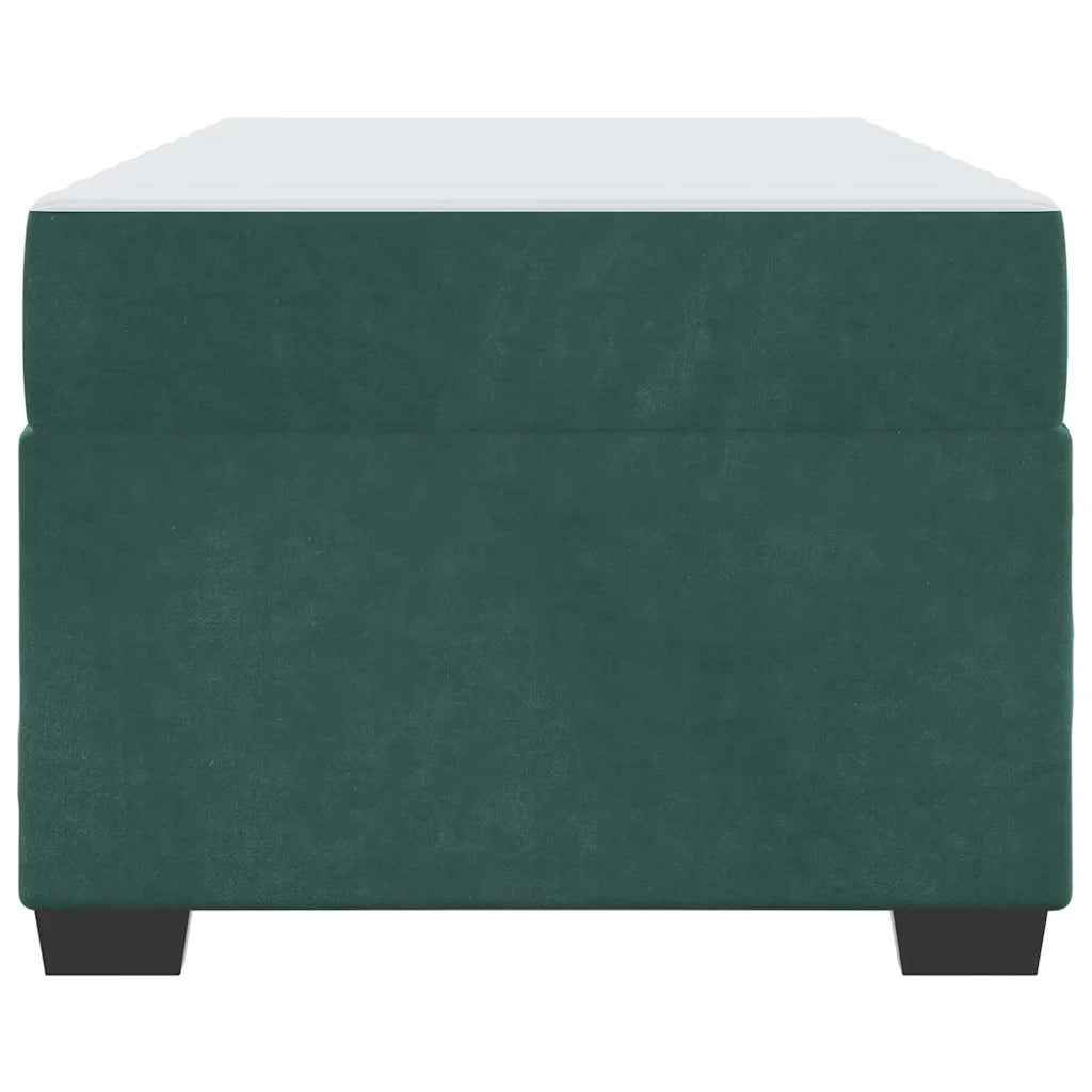 Struttura del letto Verde Scuro 90 x 190 cm Tessuto 3399263