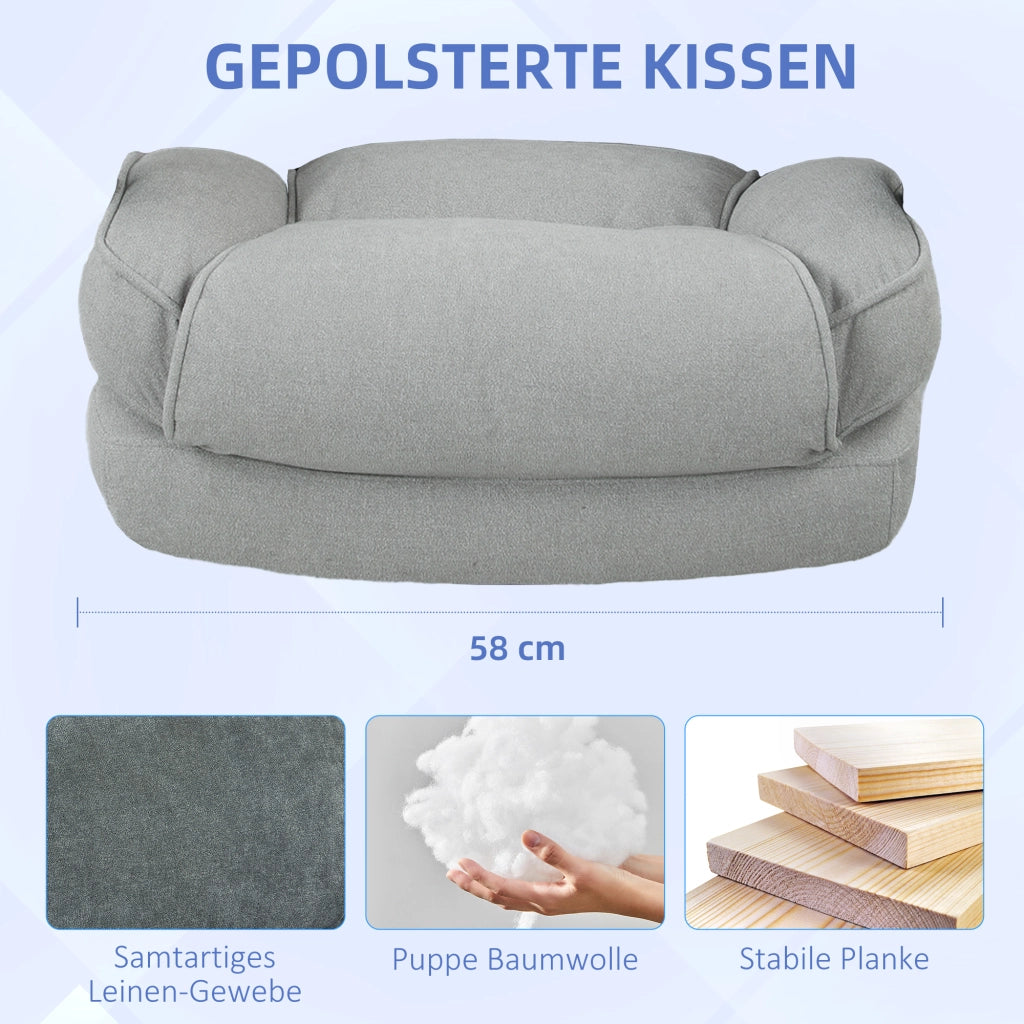 Sedia da ufficio alta ¨C zephmum ¨C Grigio chiaro