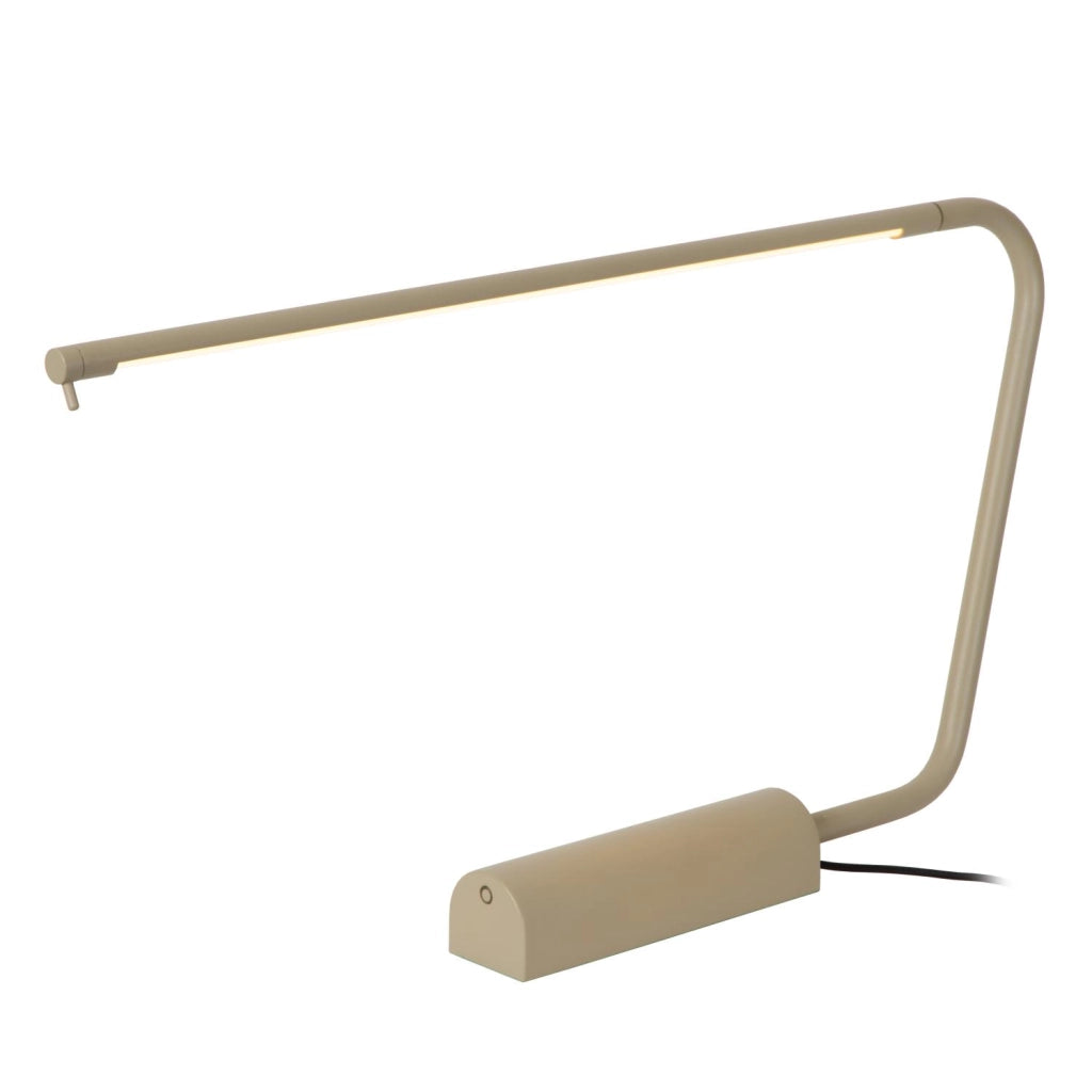 Lampada da scrivania LED nera marrone MADISON Lucide