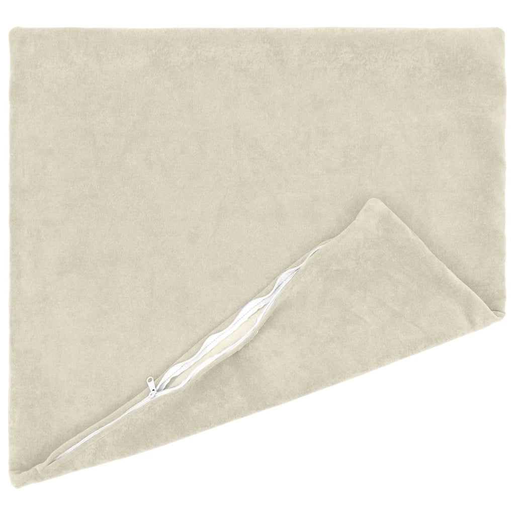 Cuscino con cuscino HEERLEN 2 pz Crema Fleece in microfibra 928084