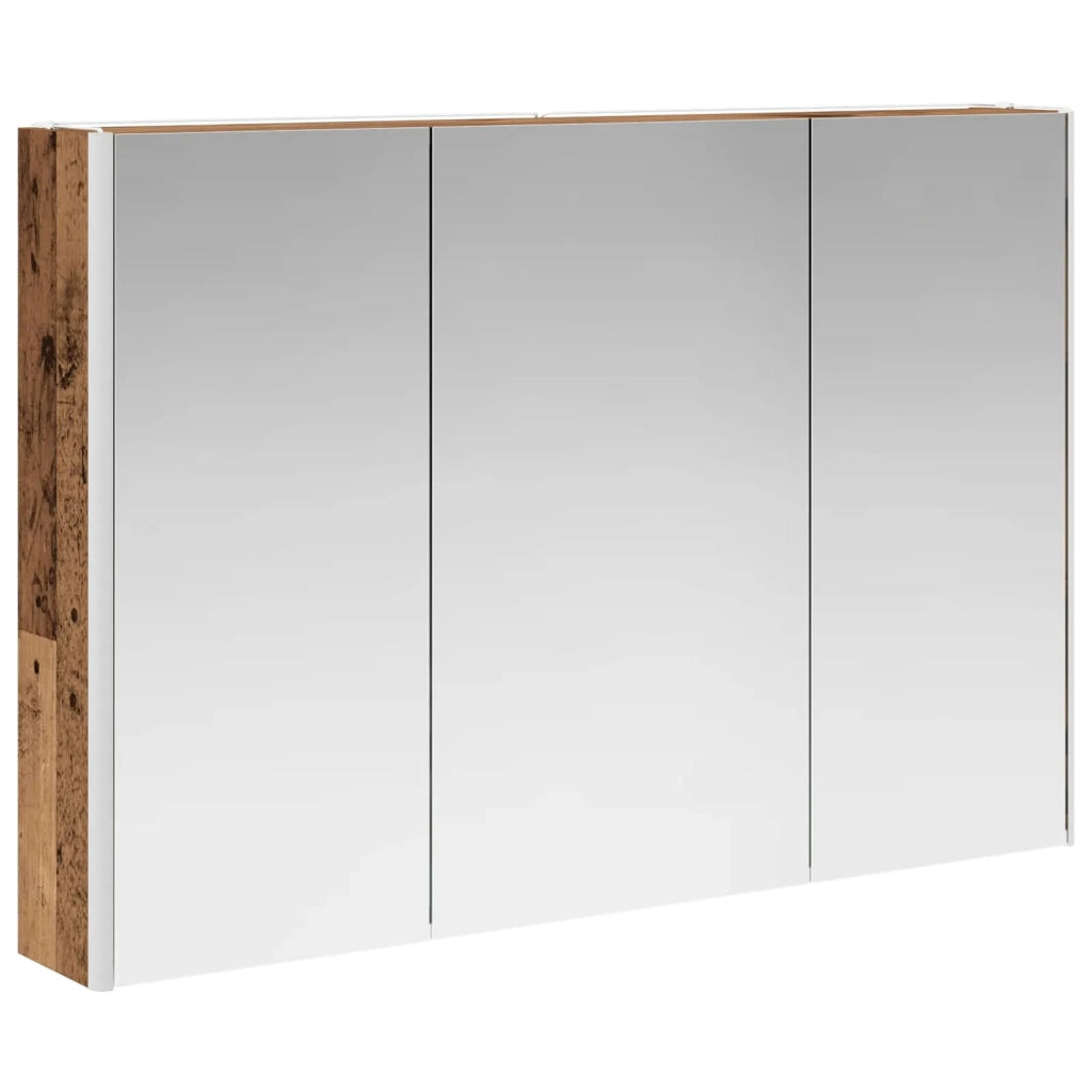 Set di mobili per il bagno 4 pz Legno antico 3406869