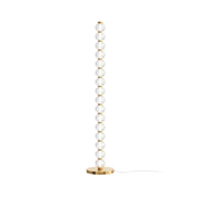 Maytoni Lampada da terra moderna Amulet 1 luce LED integrato cromo metallo vetro