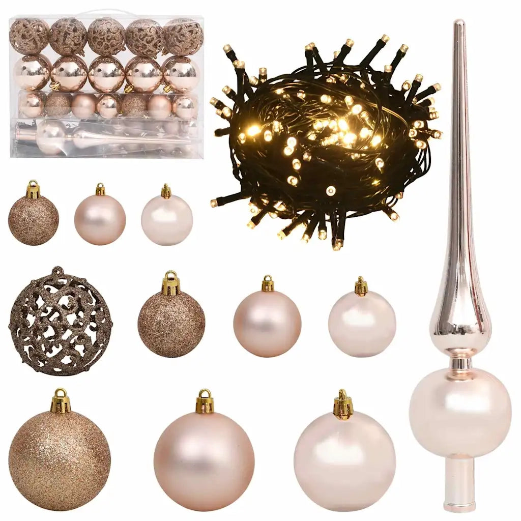 Albero di Natale artificiale con luci integrate Verde 150 cm 3396747