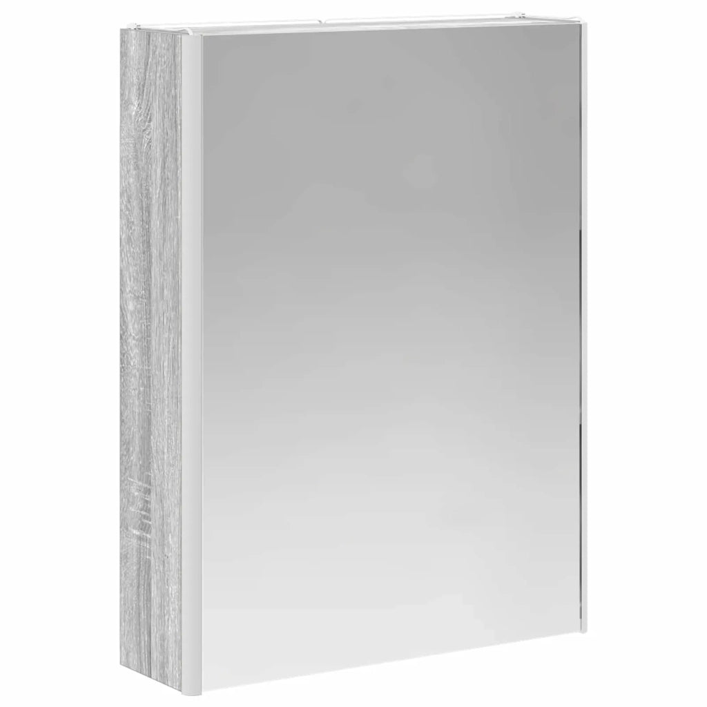 Mobiletto per specchio da bagno Grigio Sonoma 889236