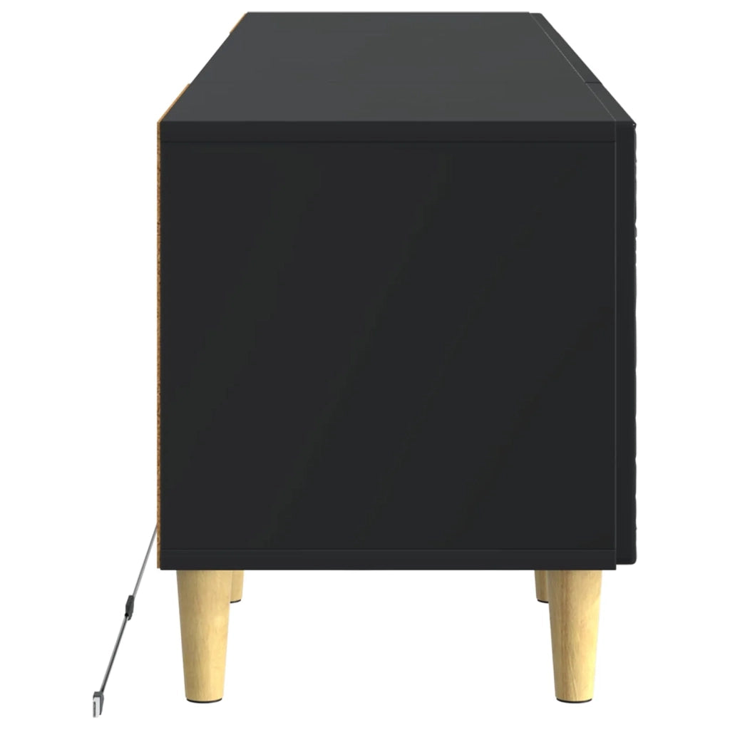 Mobile TV LED Nero Legno ingegnerizzato 897126