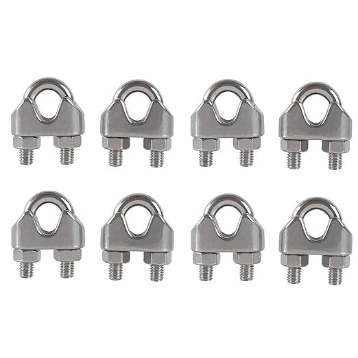 MORSETTO PER FUNI INOX 5 mm