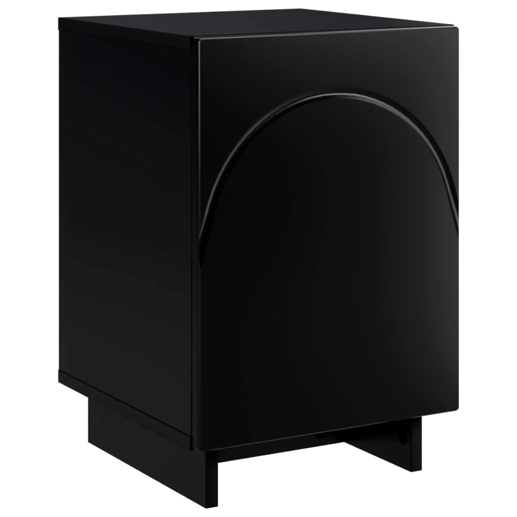 Comodino Nero 33,5 x 34,5 x 50 cm Legno ingegnerizzato 8011407