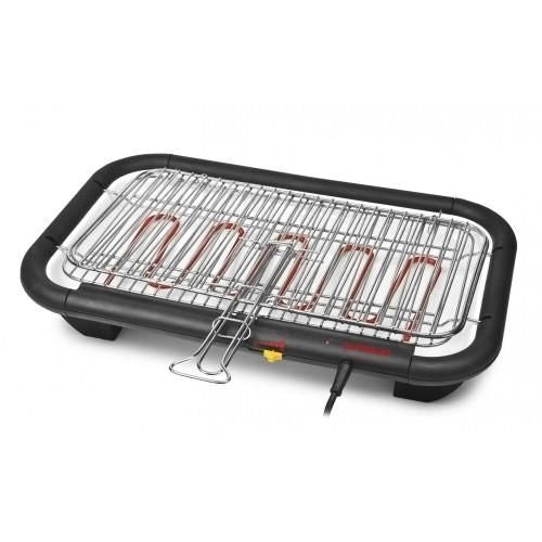 G3 Ferrari G10027 Galactic Grill Barbecue Elettrico Da Tavolo 2300 W Griglia Acciaio Inox 50x28 cm colore Nero