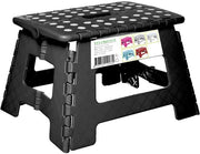 Scaffalatura ripiegabile - Compatta e stabile - Nero - 22 cm