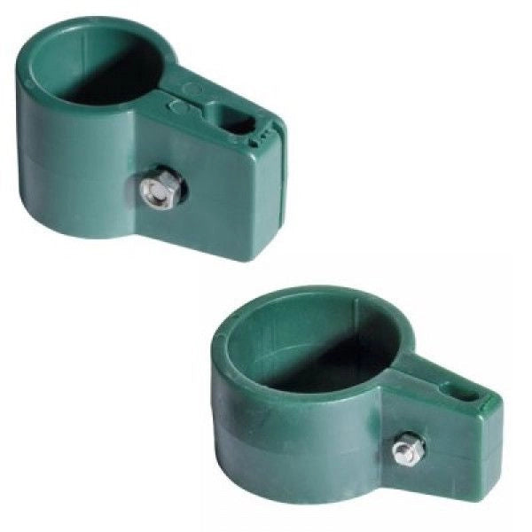 ANELLO DI FISSAGGIO SINGOLO TONDO VERDE PER RECINZIONE D 6CM