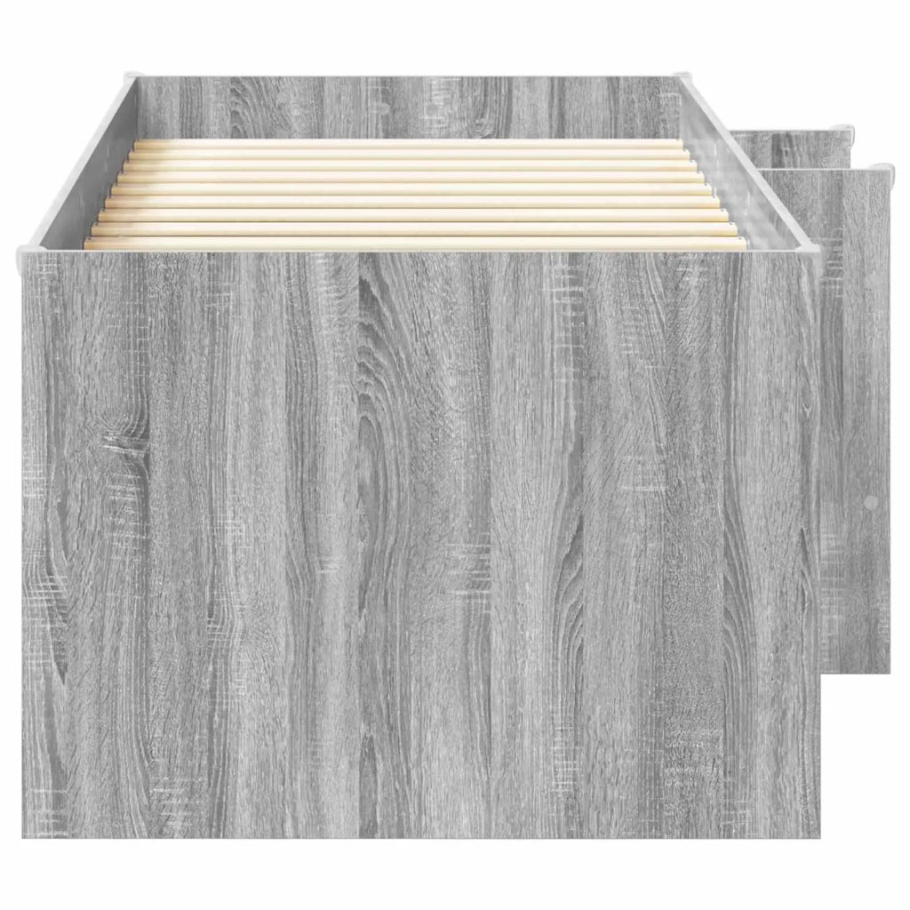 Letto Alto per Bambini Sonoma grigio 90 x 190 cm 3422584