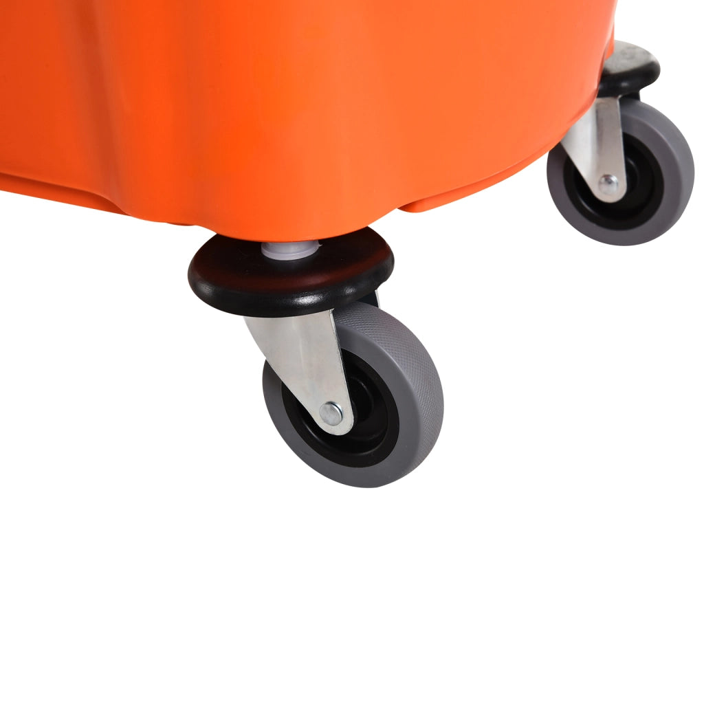 Carrello Pulizia con Strizzatore ¨C Xylo ¨C 36L Arancione 54x41x91,5cm