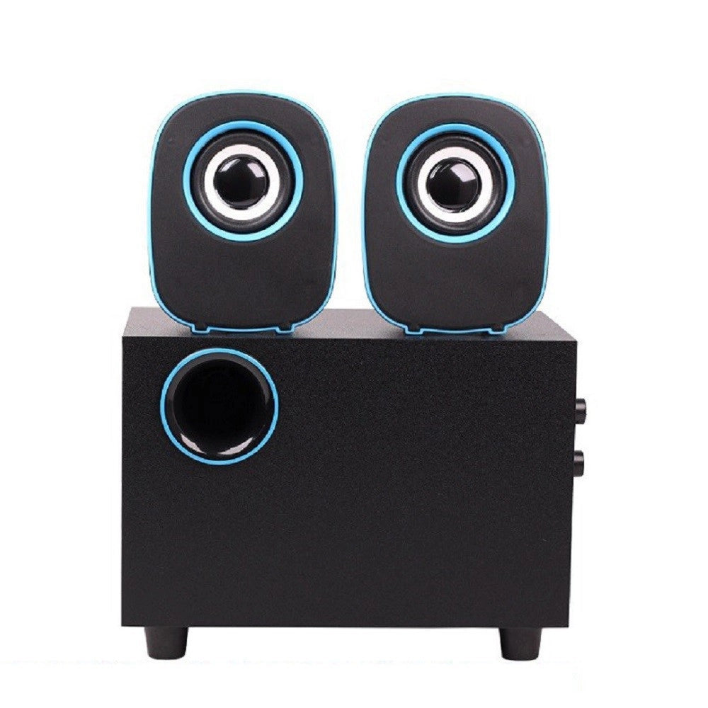 Trade Shop - Casse Audio 2.1 Usb Speaker Musica Per Pc Mp3 Tv Aux Desktop Computer Notebook Ft-h3 -