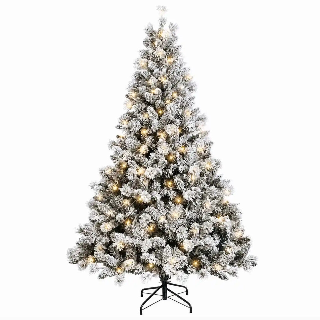 Albero di Natale Artificiale con Rami Pieghevoli 210 cm 300 LED 3466265