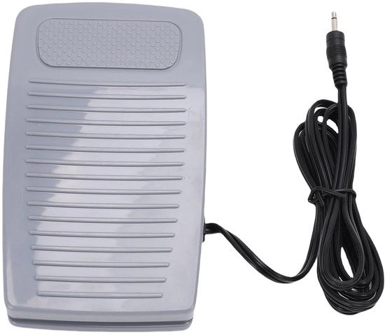 Pedale per macchina da cucire - Sensibilità molto elevata - Pedale in plastica - Plug and Play - Compatibile con C22 e più macchine - Regolazione della velocità precisa - Impugnatura professionale - Pedale per macchina da cucire