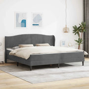Struttura del letto Grigio Scuro 180 x 200 cm Velluto 3415278