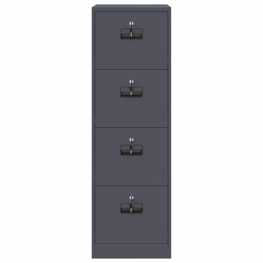 Armadio per File con cassetto 2 pz Antracite 44 x 50 x 139 cm CFW9119798