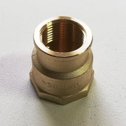 Manicotto ridotto da 1''1/2x11/4 ff in ottone