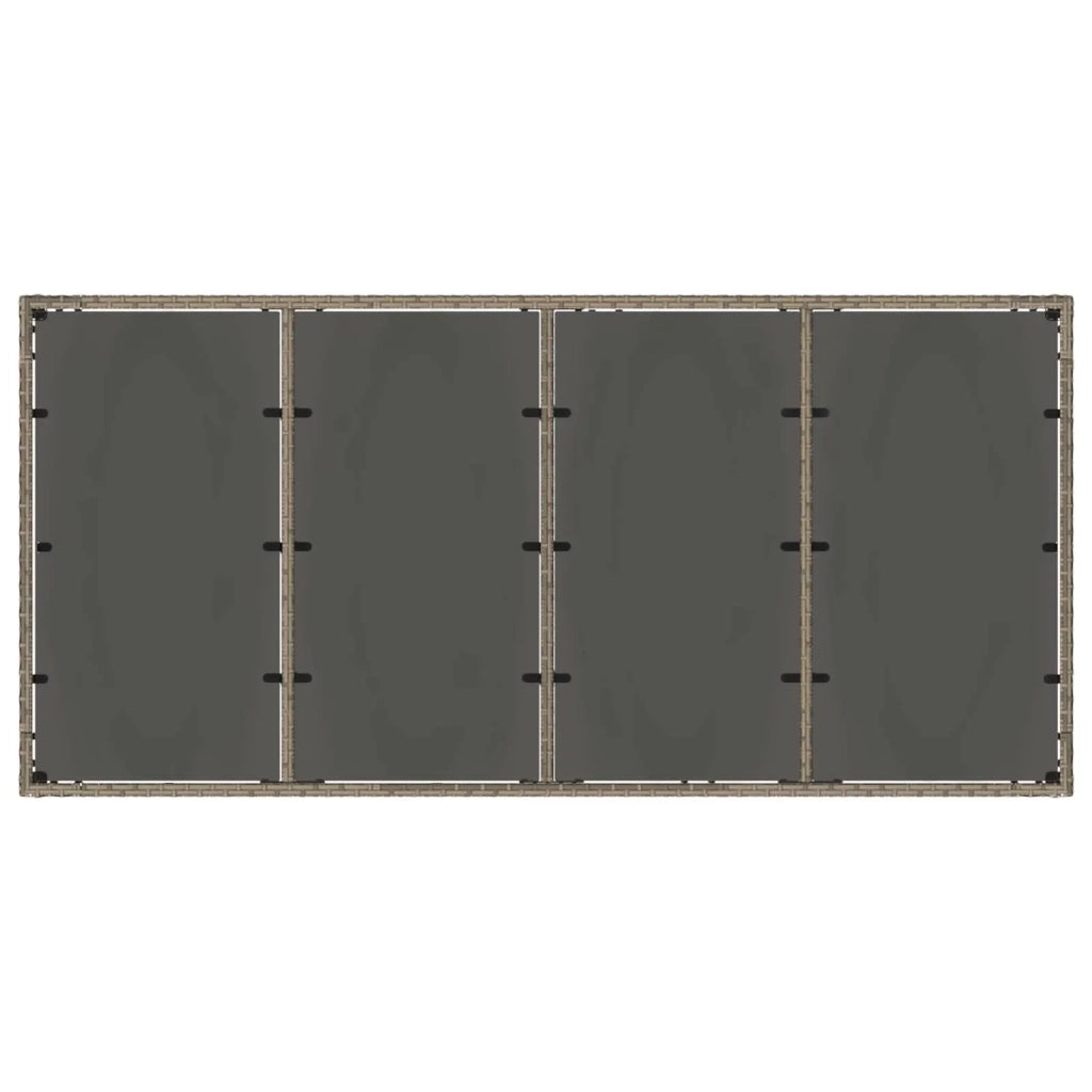 Set da pranzo per esterni 7 pz Grigio chiaro e grigio scuro 3422330