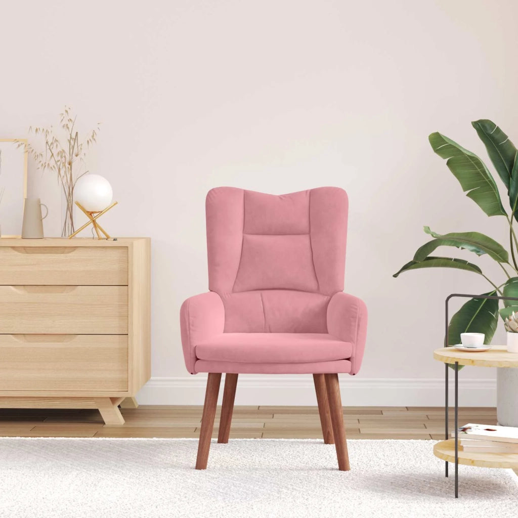 poltrona Rosa 63 x 67 x 94 cm Velluto 42001807