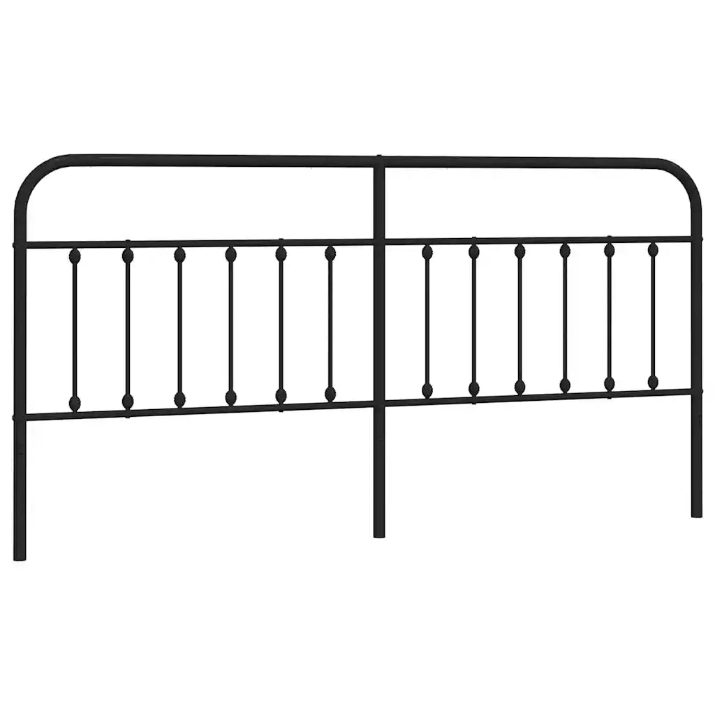 Testiera di Ricambio in Metallo Nero 200 cm 352616