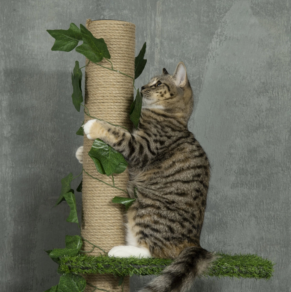 Tiragraffi da soffitto regolabile 202-242 cm verde