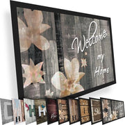 Mat di ingresso 40x60 cm – aspirapolvere per interni e esterni, antiscivolo con alta capacità di assorbimento – diverse finiture, ideale per porta d'ingresso, ingresso, corridoio e balcone