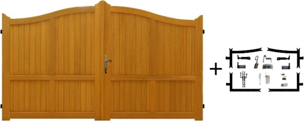 Cancello in legno "pieno" Larghezza 3,50 M Altezza 1,60/1,80 senza maniglia