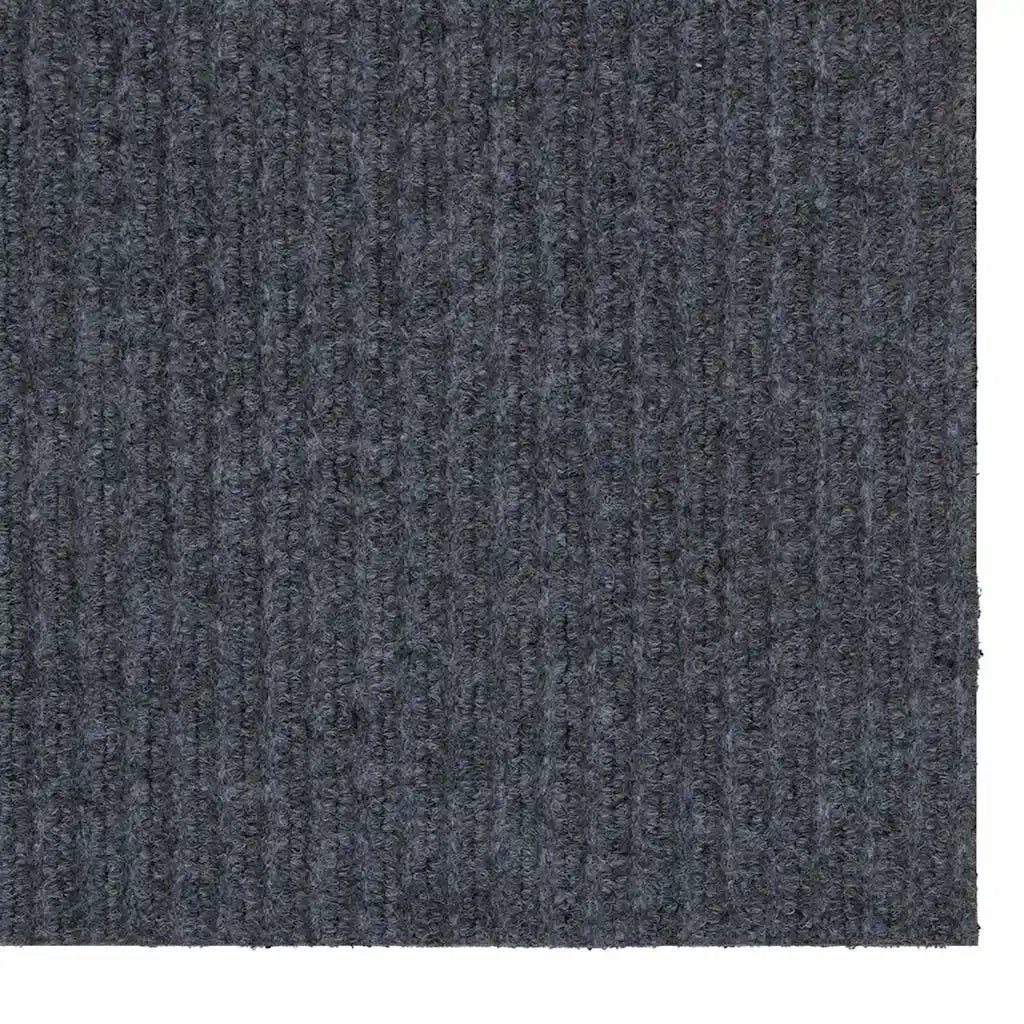 Runner in Moquette | Runner Tappeto Grigio 80 x 150 cm Tessuto