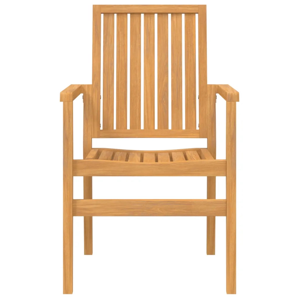 Set da Pranzo per Giardino 5 pz in Legno Massello di Teak 3157917